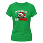 Humorous raccoon snacks quote Christmas Ladies T-Shirt