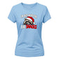 Humorous raccoon snacks quote Christmas Ladies T-Shirt