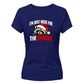 Humorous raccoon snacks quote Christmas Ladies T-Shirt