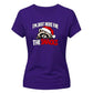 Humorous raccoon snacks quote Christmas Ladies T-Shirt