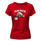 Humorous raccoon snacks quote Christmas Ladies T-Shirt