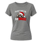 Humorous raccoon snacks quote Christmas Ladies T-Shirt