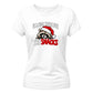 Humorous raccoon snacks quote Christmas Ladies T-Shirt