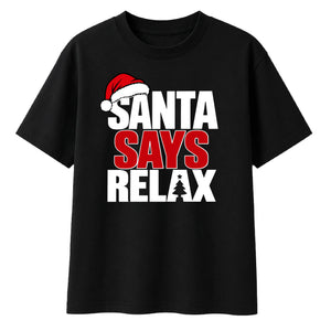 Humorous slogan print festive Christmas Oversized T-Shirt
