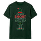 Humorous Tall Elf Graphic Print Christmas Unisex T-Shirt