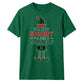 Humorous Tall Elf Graphic Print Christmas Unisex T-Shirt