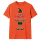 Humorous Tall Elf Graphic Print Christmas Unisex T-Shirt