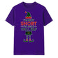 Humorous Tall Elf Graphic Print Christmas Unisex T-Shirt