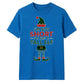 Humorous Tall Elf Graphic Print Christmas Unisex T-Shirt