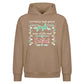 Humorous Tired Jingle Quote Christmas Oversized Hoodie