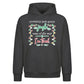 Humorous Tired Jingle Quote Christmas Oversized Hoodie