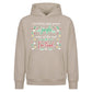 Humorous Tired Jingle Quote Christmas Oversized Hoodie