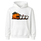 Hungry pumpkin chasing little ghosts Halloween Kids Hoodie