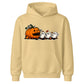 Hungry pumpkin chasing little ghosts Halloween Kids Hoodie