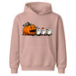 Hungry pumpkin chasing little ghosts Halloween Kids Hoodie