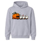 Hungry pumpkin chasing little ghosts Halloween Kids Hoodie