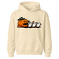Hungry pumpkin chasing little ghosts Halloween Kids Hoodie