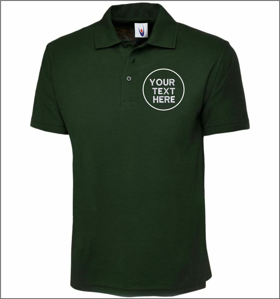 Custom Embroidered Men Polo Tshirt, Personalised Text/Design Shirt, Digitized Company Logo Monogrammed Polo Tee, Special Gift for Golf Lover