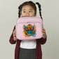 Welcome Back To School Lunch Cooler Bag, Insulated, Durable & Stylish For Kids, Perfect For School Front Zip Pocket Lunch Box Tote M8478