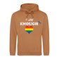 I Am Enough Waving Flag Heart Pride Month Unisex Hoodie