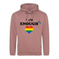 I Am Enough Waving Flag Heart Pride Month Unisex Hoodie