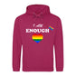 I Am Enough Waving Flag Heart Pride Month Unisex Hoodie