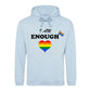 I Am Enough Waving Flag Heart Pride Month Unisex Hoodie