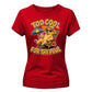 Too Cool For The Pool Dog Summer Graphic Ladies T-Shirt