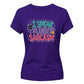 I Speak Fluent Sarcasm Funny Slogan Ladies T-Shirt