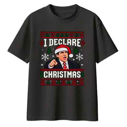 Iconic office quote graphic Christmas Oversized T-Shirt