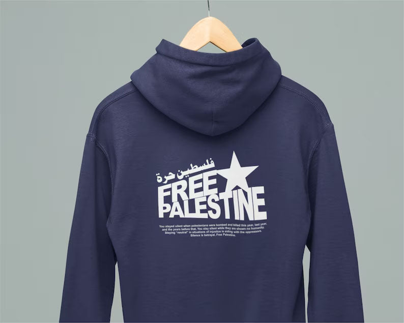 Support Palestine Freedom Hoodie, Free Palestine Solidarity Protest Jumper, Comfort Colors XS-4XL Sizes Comfy Hoody, Save Palestine Clothing