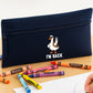 Back To School Kids Pencil Case, I’m Back Funny Duck Print, Durable & Stylish Storage Pouch For School Supplies Gift M8482
