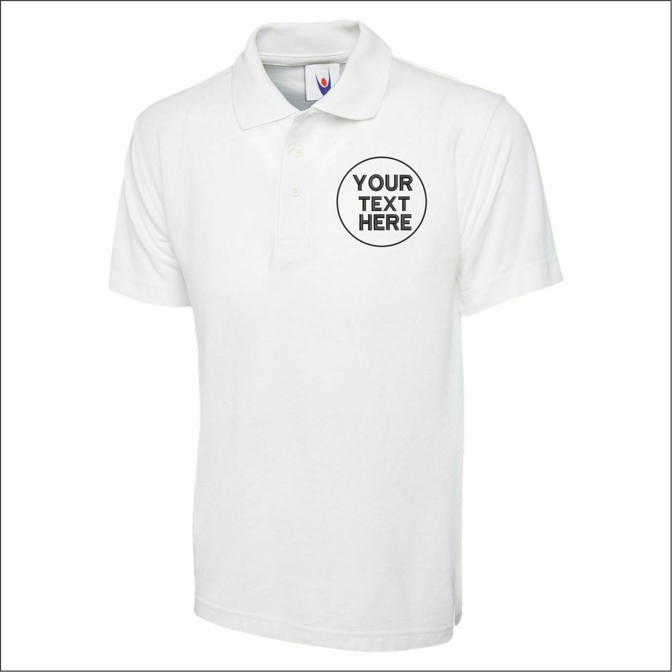 Custom Embroidered Men Polo Tshirt, Personalised Text/Design Shirt, Digitized Company Logo Monogrammed Polo Tee, Special Gift for Golf Lover