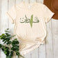 Palestine Arabic Calligraphy Shirt, Palestine Map Olive Design Printed T Shirt, Palestine Muslims Crewneck Tees, Comfort Shirt, Islamic Tops