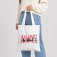 Inspirational always be kind daisy text cotton Tote Bag