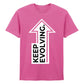 Inspiring Keep Evolving Upward Arrow Graphic Unisex T-Shirt