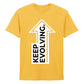 Inspiring Keep Evolving Upward Arrow Graphic Unisex T-Shirt