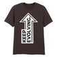 Inspiring Keep Evolving Upward Arrow Graphic Unisex T-Shirt