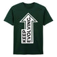 Inspiring Keep Evolving Upward Arrow Graphic Unisex T-Shirt