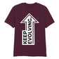 Inspiring Keep Evolving Upward Arrow Graphic Unisex T-Shirt