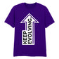 Inspiring Keep Evolving Upward Arrow Graphic Unisex T-Shirt