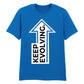 Inspiring Keep Evolving Upward Arrow Graphic Unisex T-Shirt
