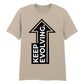 Inspiring Keep Evolving Upward Arrow Graphic Unisex T-Shirt