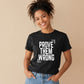 Inspiring Prove Them Wrong Slogan Graphic Ladies T-Shirt