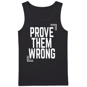 Inspiring Prove Them Wrong Slogan Graphic Men Tank Top