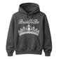 Intricate Tiara Crown Pearl Art Graphic Bride Unisex Hoodie