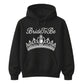Intricate Tiara Crown Pearl Art Graphic Bride Unisex Hoodie