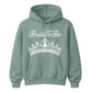 Intricate Tiara Crown Pearl Art Graphic Bride Unisex Hoodie
