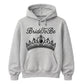 Intricate Tiara Crown Pearl Art Graphic Bride Unisex Hoodie