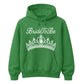 Intricate Tiara Crown Pearl Art Graphic Bride Unisex Hoodie